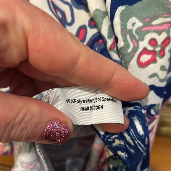 Cityview Multicolor Floral Tie Top - Size XL - Picture 5 of 5